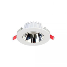 Світильник вбудований LED 10W 6400K 650Lm 85-265V d-86мм білий кругл. LUCIA-10