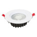 Світильник вбудований LED 10W 6400K 824Lm 85-265V d-120мм білий кругл. VANESSA-10