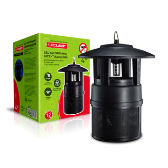 EUROLAMP Світильник для знищення комах вуличний з вентилятором 4W 12V IPX4