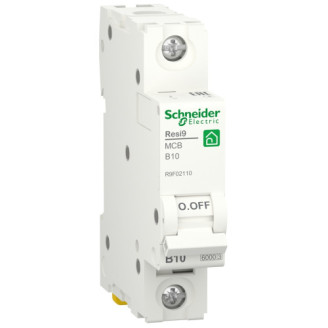 Автоматический выключатель  6kA 1P 10A B, Resi9 Schneider Electric R9F02110