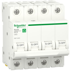 Автоматический выключатель 6kA 4P 63A C, Resi9 Schneider Electric R9F12463