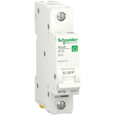 Автоматический выключатель 6kA 1P 16A В, Resi9 Schneider Electric R9F02116