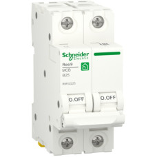 Автоматический выключатель 6kA 2P 25A В, Resi9 Schneider Electric R9F02225