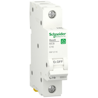 Автоматический выключатель 6kA 1P 20A C, Resi9 Schneider Electric R9F12120