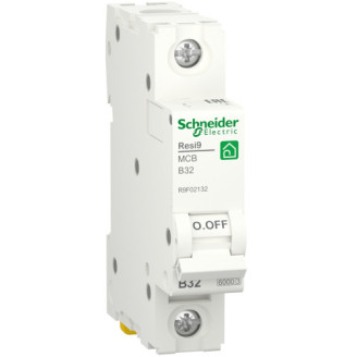 Автоматический выключатель 6kA 1P 32A В, Resi9 Schneider Electric R9F02132