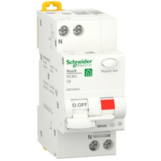 Дифференциальный автомат 6kA 1P+N 6A C 30mA А, Resi9 Schneider Electric R9D55606