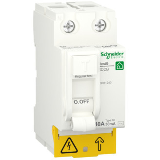 Устройство защитного отключения 2P 40A 30mA АС, Resi9 Schneider Electric R9R51240