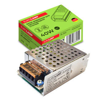 Блок живлення для світлодіодної стрічки 40W 12V 3,33A EUROLAMP