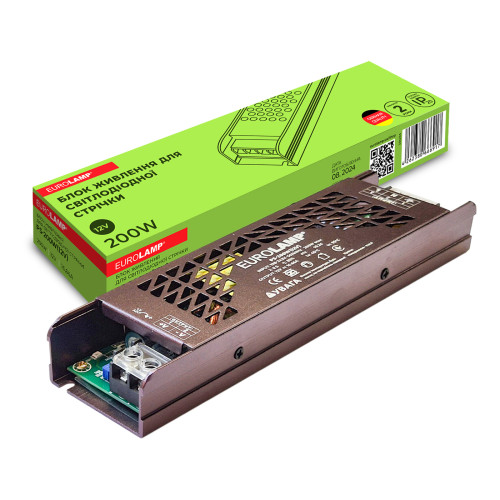 Блок живлення для світлодіодної стрічки 200W 12V 16,66A EUROLAMP