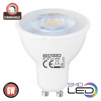 Лампа діммеруюча MR16 SMD LED 6W 6400K GU10 390Lm 220-240V VISION-6
