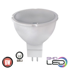 Лампа MR16 SMD LED 6W 6400K G5.3 390Lm 175-250V FONIX-6