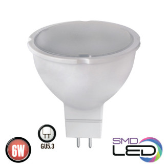 Лампа MR16 SMD LED 6W 4200K G5.3 390Lm 175-250V FONIX-6