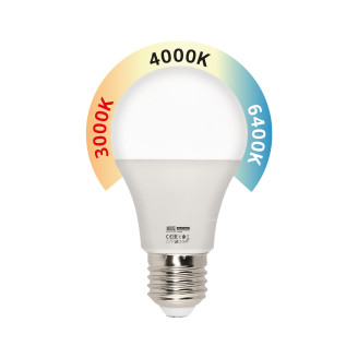 Лампа А60 SMD LED 10W 3000К-4000К-6400K E27 940Lm 175-250V/10/100 COMBO-10