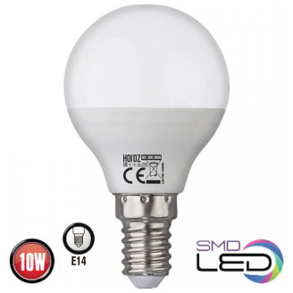 Лампа шарік SMD LED 10W 6400K Е14 1000Lm 175-250V ELITE-10