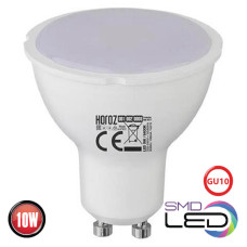 Лампа MR16 SMD LED 10W 3000K GU10 800Lm 175-250V PLUS-10