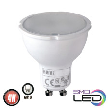 Лампа MR16 SMD LED 4W 3000K GU10 250Lm 175-250V PLUS-4