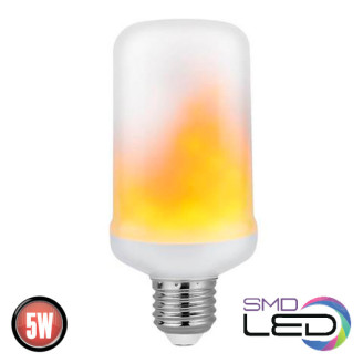 Лампа Полум'я SMD LED 5W 1500K Е27 117Lm 100-250V FIREFLUX