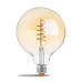 LED лампа VIDEX Filament G125FASD 5W E27 2200K дімерна бронза