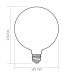 LED лампа VIDEX Filament VL-DG125MO 7W E27 3000K Porcelain dimmable
