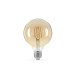 LED лампа TITANUM Filament G95 6W E27 2200K бронза