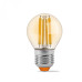 LED лампа VIDEX Filament G45FA 4W E27 2200K бронза