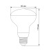 LED лампа VIDEX Filament R80FF 09W E27 1200K