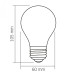 LED лампа VIDEX Filament VL-DA60MO 4W E27 3000K Porcelain dimmable