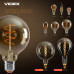 LED лампа VIDEX Filament G200FASD 8W E27 2200K дімерна бронза