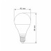 LED лампа TITANUM G45 6W E14 4100K