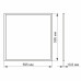 LED панель VIDEX 40W 4100K матова