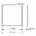 LED панель ART VIDEX 40W 5000K