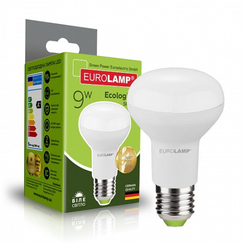 LED Лампа рефлекторна EUROLAMP R63-9W-E27-4000K