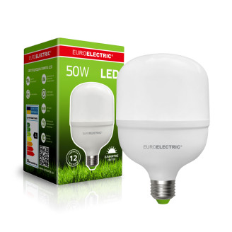 LED Лампа високопотужна EUROELECTRIC T140-50W-E40-6500K