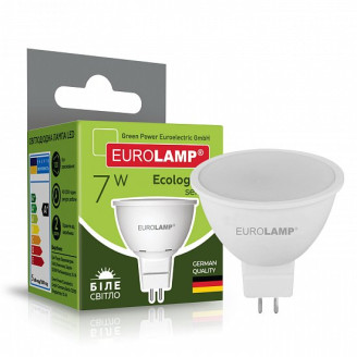 LED Лампа точкова EUROLAMP MR16-7W-GU5.3-4000K