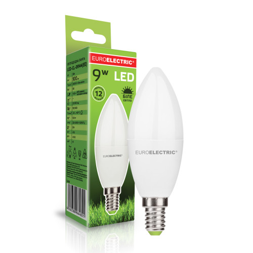 LED Лампа EUROELECTRIC CL-9W-E14-4000K