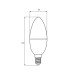 LED Лампа EUROELECTRIC CL-9W-E14-4000K
