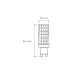 LED Лампа капсульна EUROLAMP G9-6W-4000K-220V
