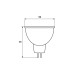 LED Лампа точечная EUROLAMP MR16-11W-GU5.3-3000K