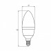 LED Лампа EUROLAMP CL-8W-E14-4000K
