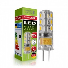 LED Лампа капсульна EUROLAMP силікон G4-2W-3000K-12V
