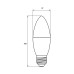 LED Лампа EUROLAMP CL-10W-E14-4000K