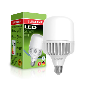 LED Лампа високопотужна EUROLAMP 30W-E27-6500K