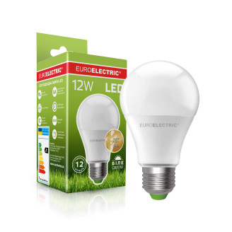 LED Лампа EUROELECTRIC А60-12W-E27-4000K