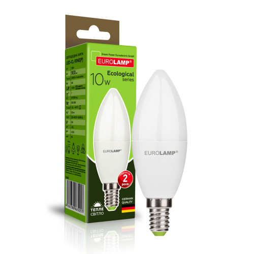 LED Лампа EUROLAMP CL-10W-E14-3000K