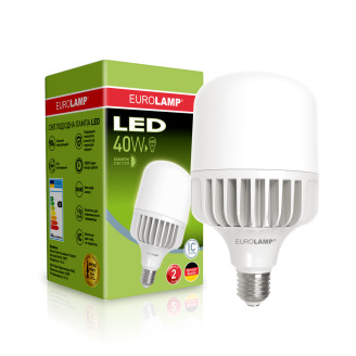 LED Лампа високопотужна EUROLAMP 40W-E27-6500K