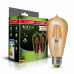 LED Лампа EUROLAMP філамент ST64 7W-E27-4000K-(deco) “1 + 1”