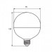LED Лампа EUROLAMP G95-15W-E27-3000K