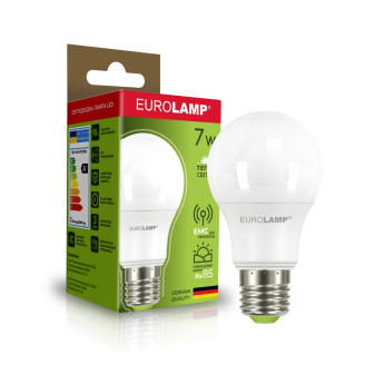 LED Лампа EUROLAMP А60-7W-E27-3000K
