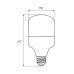 EUROLAMP LED Лампа надпотужна 50W E40 6500K new