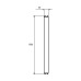 LED Лампа лінійна T8 nano EUROLAMP 24W-4000K